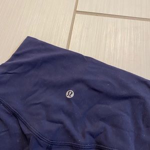 Lululemon Navy high waisted align yoga pants 7/8